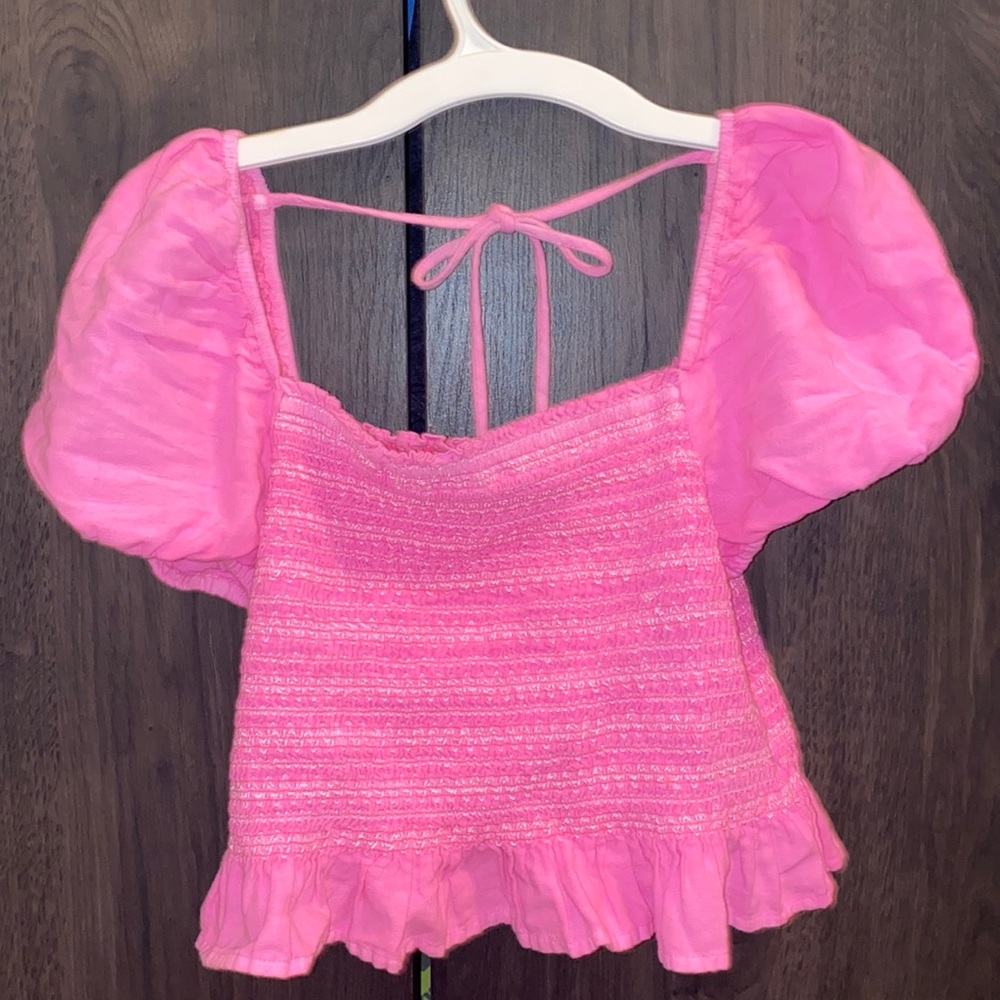 Pink top